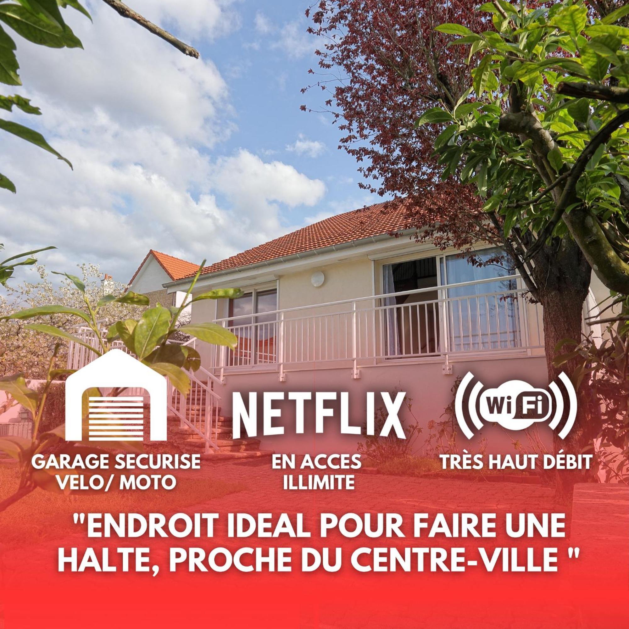 Proche Centre, Gare, Parc, Parking By Maison Bonhage Chaumont  Eksteriør billede
